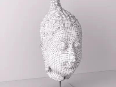 Sukhothai Buddha Head 3D model