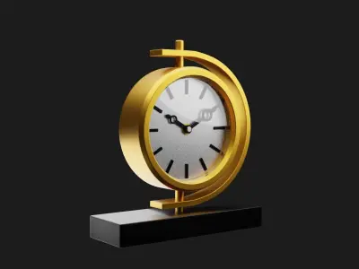 Table Clock 3D print model