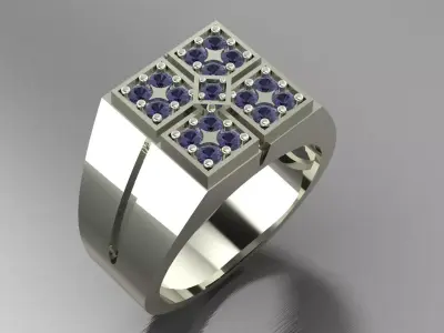 men ring 3D print model