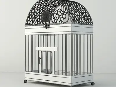 Belinita Decorative Cage by ZARA HOME 3D model