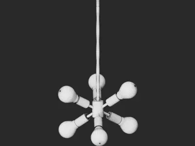 Chandelier stella pendant light 3D model