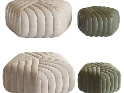 FIVE OTTOMAN 3D model