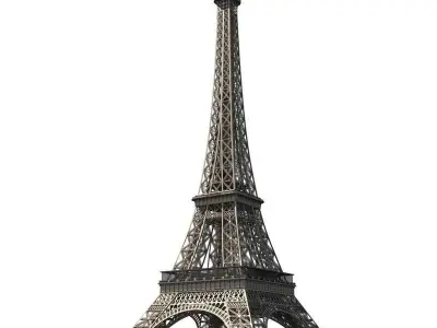 Eiffel Tower of Paris 3D model