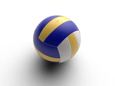 Voleyball Ball M01 Low-poly 3D model