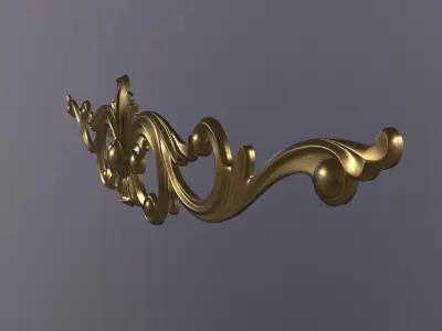 Decorative element for the interior PBR low Poly Low-poly 3D model
