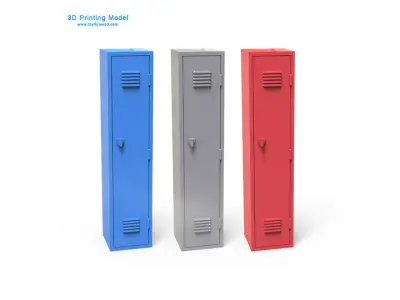 Locker metal lockers 3D print model