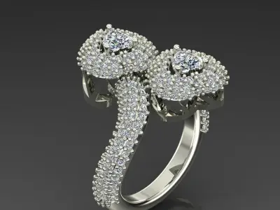 Band Ring 3D print model