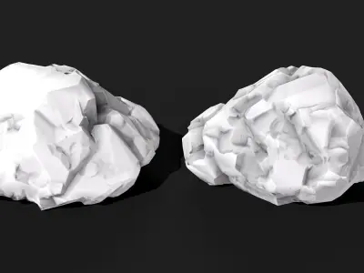 Stylized Rock - Desert style FREE Free low-poly 3D model