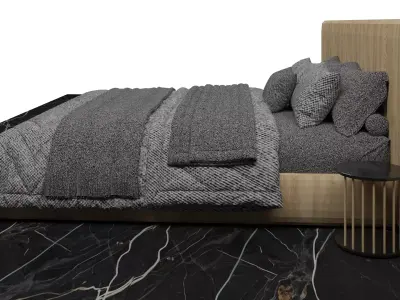 The Quiet Luxury Bedroom 3D model