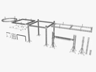 Truss Collection 3D model