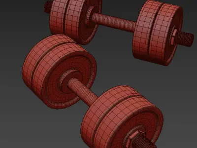 dumbbell 3D model order