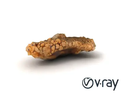 Natural Stalagmite Rock Formation model pack Low-poly 3D model