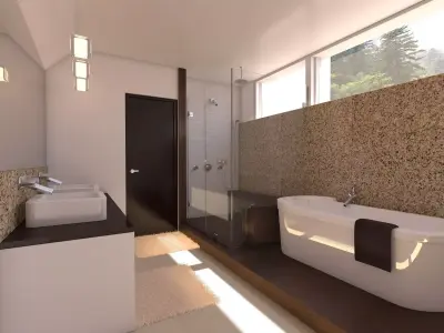 Bathroom 10 3D model