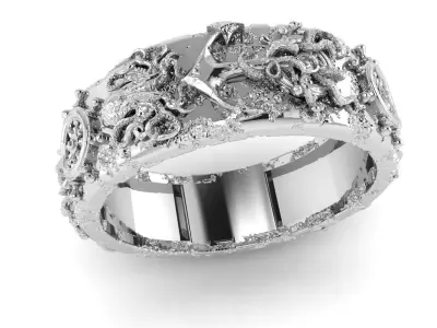 Marine ring 3D print model