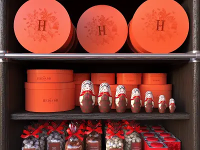 Franke T200 1 and Hediard The French Luxury Gourmet since 1854 3D model