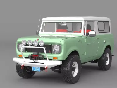 1967 International Harvester Scout 800 Custom 3D model