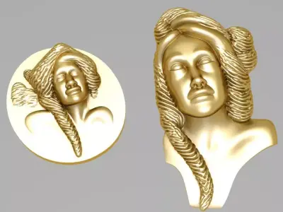 free African face Free 3D print model