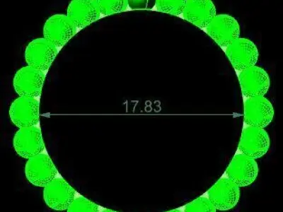 Eternity Ring Texture 3D print model