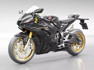 HONDA CBR 1000 RR-R FIREBLADE SP 2022 Low-poly 3D model