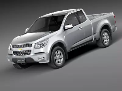Chevrolet Colorado Extended Cab CG 2012 3D model