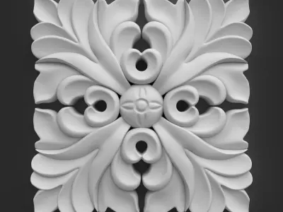 CNC Sculpted Ornament Pack VOL 3 3D print model