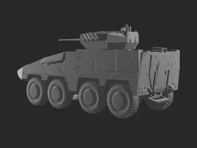 Boxer 8x8 ifv Lithuanian 3D print model