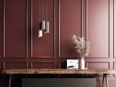 Decorative Room Scene - Corona 3D model