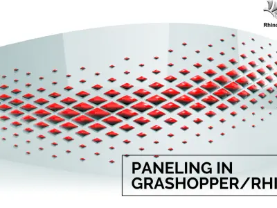 Diamond Panels Parametric Facade Design Grasshopper Rhino Files 3D model