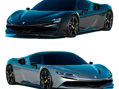 Ferrari SF90 Spider 3D model