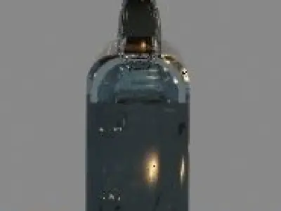 oil bottle 3D model