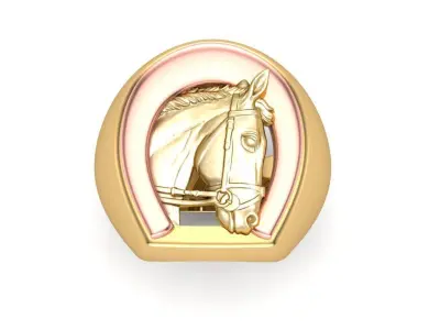 Horse Ring 3D print model