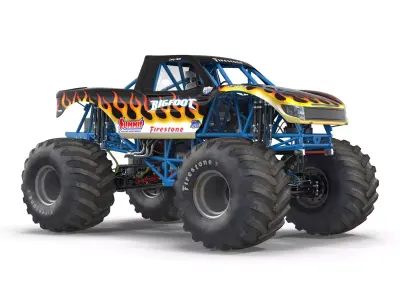 Monster Truck Bigfoot 3D model