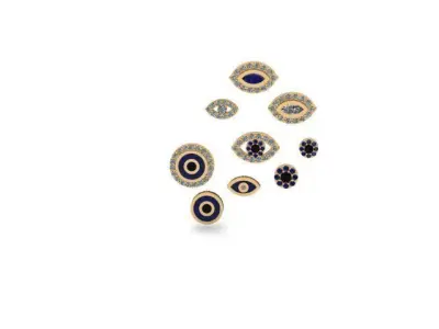 Evil Eye Fine Jewelry Collection 3D print model