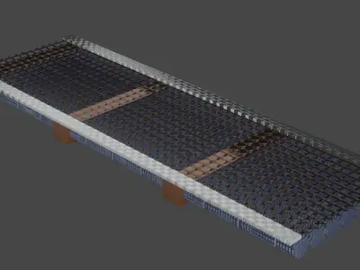 Sci-Fi Runner Catwalk Free 3D model