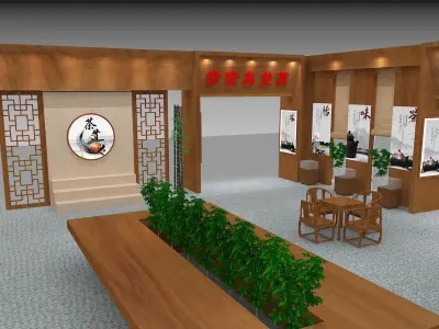 Exhibition - Area - 20X20-3DMAX2012-09 3D model