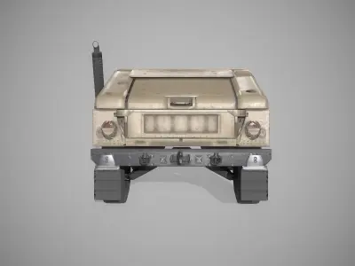 Humvee 3D LowPoly Game Model Low-poly 3D model