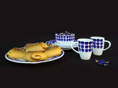 Finnish decor 3D model