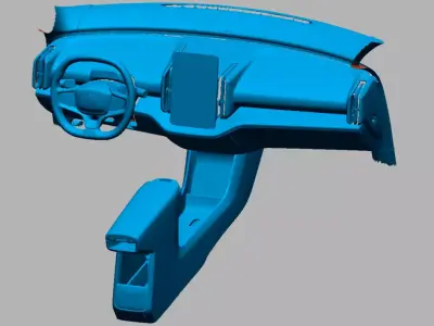 Volvo EX30 2024 Instrument Panel Vehicle 3d scan model 3D model  3D model