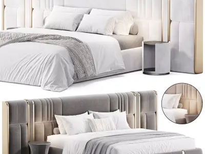 Nova bed by Hessentia Cornelio Cappellini 3D model