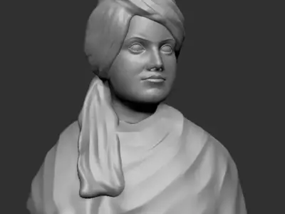 Swami Vivekanand 3D model