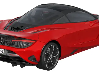 McLaren 750S 3D model