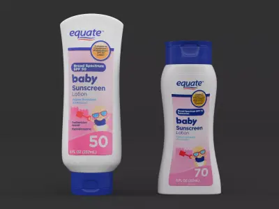 Equate Baby Sunscreen Lotion 3D model