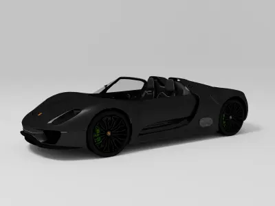 Porsche 918 spyder 3D model