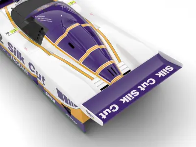 Jaguar XJR-9 Silk Cut Racing 1988 3d model 3D model