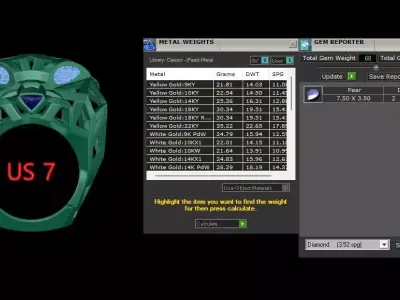 Panther Ring Skeleton 3D print model
