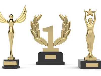 Cups Trophy 3D model 28