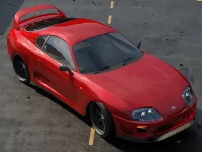 Toyota Supra mk4 3D model