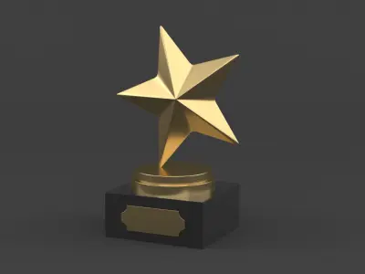Trophy Cups 3D model 45