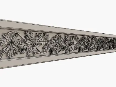Gothic moulding CNC 3D model