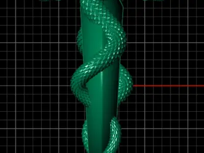 Snake Mens Ring  A Masterpiece of Craftsmanship and Symbolism Free 3D print model